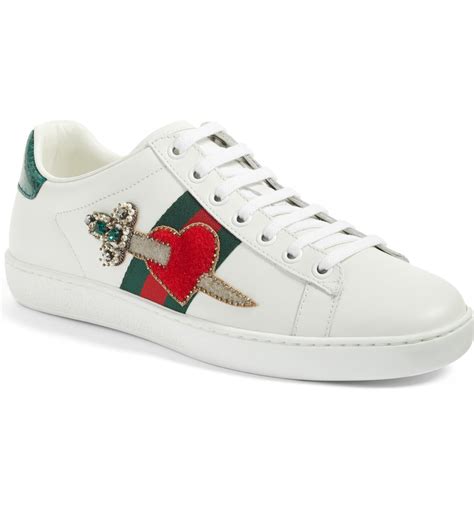 gucci heart shaped sneakers